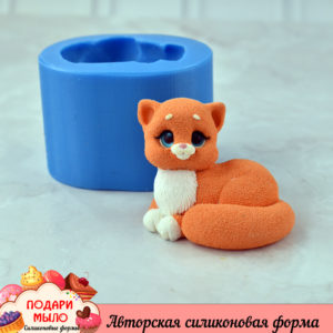 Авторская силиконовая форма "Кошка Мила " 3D