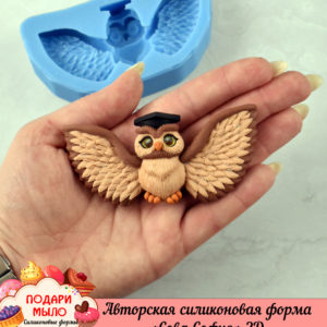 Силиконовая форма "Сова София" 2D