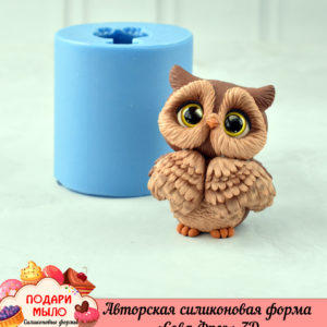 Силиконовая форма "Сова Фрея" 3D